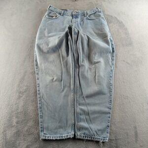 Vintage Y2K Levis 560 Jeans 36 (Fits 34x30) Blue Light Wash Relaxed Wide Baggy
